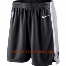 NBA San Antonio Spurs Herren Shorts Schwarz Nike Swingman